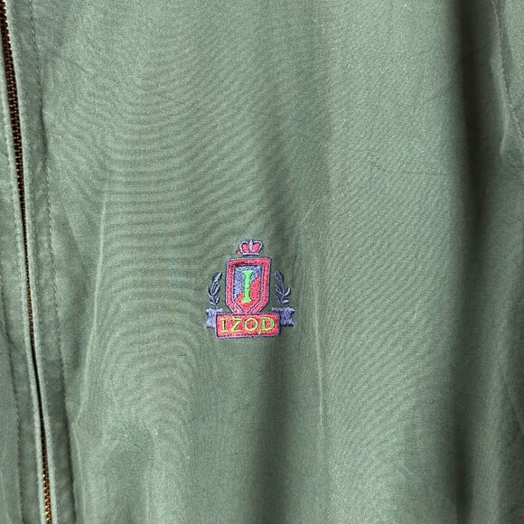 Vintage Izod Men's Full Zip Wind Breaker Jacket - Picture 2 of 6